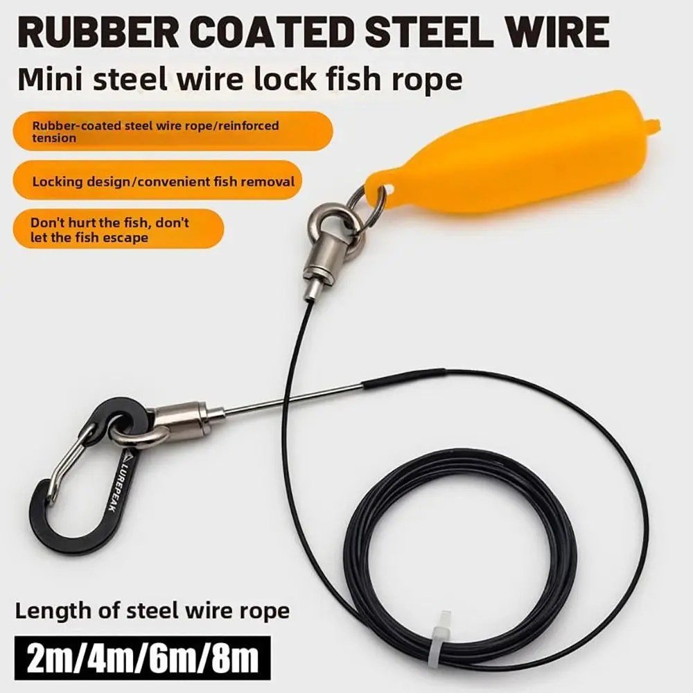 Cuerda de seguridad con recubrimiento de goma y cable de acero - imagen 5