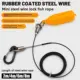 Cuerda de seguridad con recubrimiento de goma y cable de acero - imagen 5