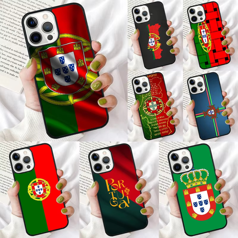 Funda iPhone con Bandera de Portugal – Carcasa trasera