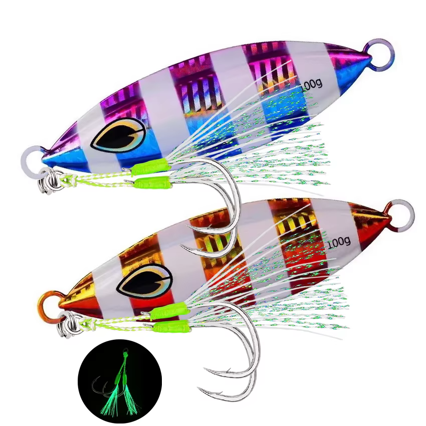 Señuelo lenta brillo nocturno hundimiento rápido para pesca marlin - imagen 4