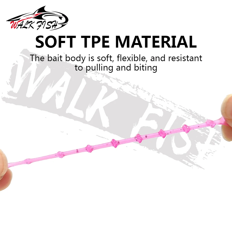 WALK FISH Señuelos de silicona blandos para lubina en roca - imagen 3