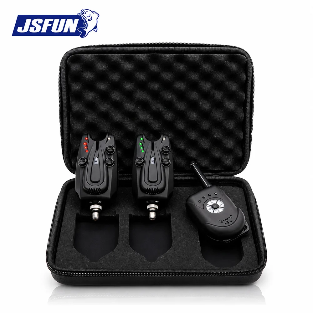 Alarmas de picada para carpa JSFUN con receptor portátil