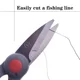 Tijeras de pesca multifunción para cortar línea trenzada y señuelos - imagen 4