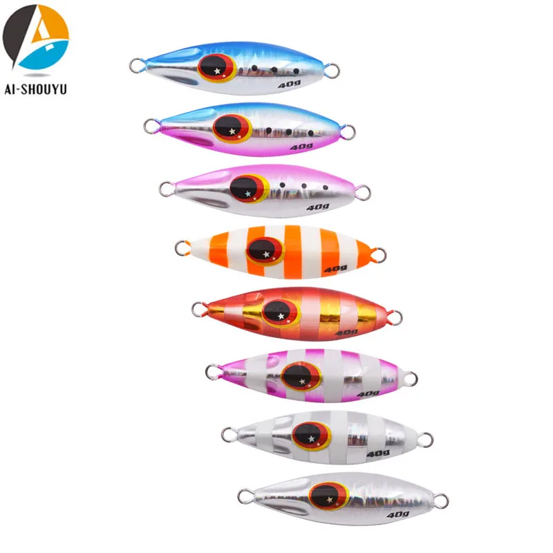Señuelo AI-SHOUYU metálico para jigging