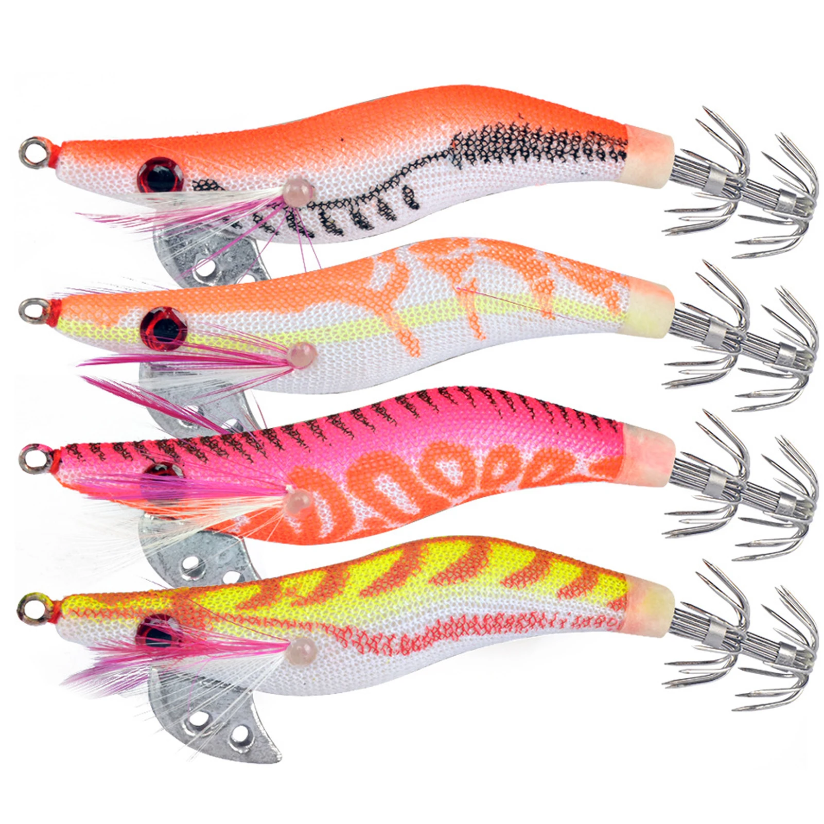 Camarones luminosos para pesca marina