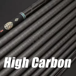 Caña telescópica Tenkara de carbono 40T Superdura portátil para lubina