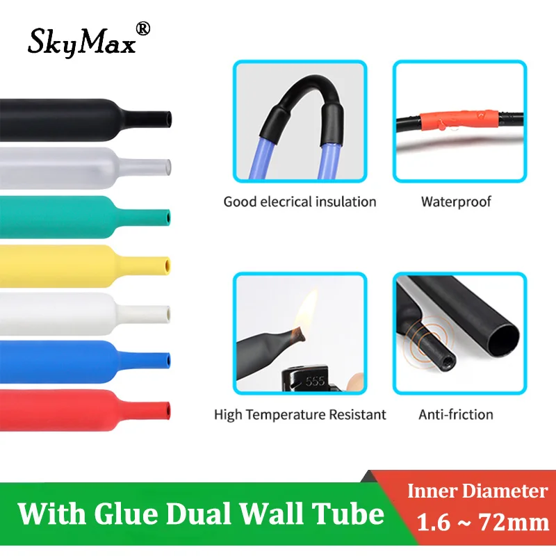 Tubo termorretráctil de doble pared con adhesivo impermeable - imagen 5