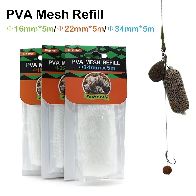 Malla PVA soluble para Carpfishing - Disolución rápida