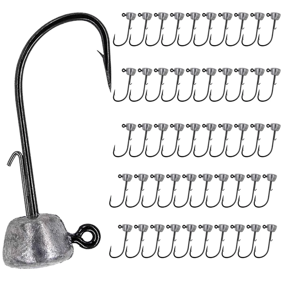 Anzuelos Ned Rig Jig Head con púas vástago largo para vinilo - imagen 5