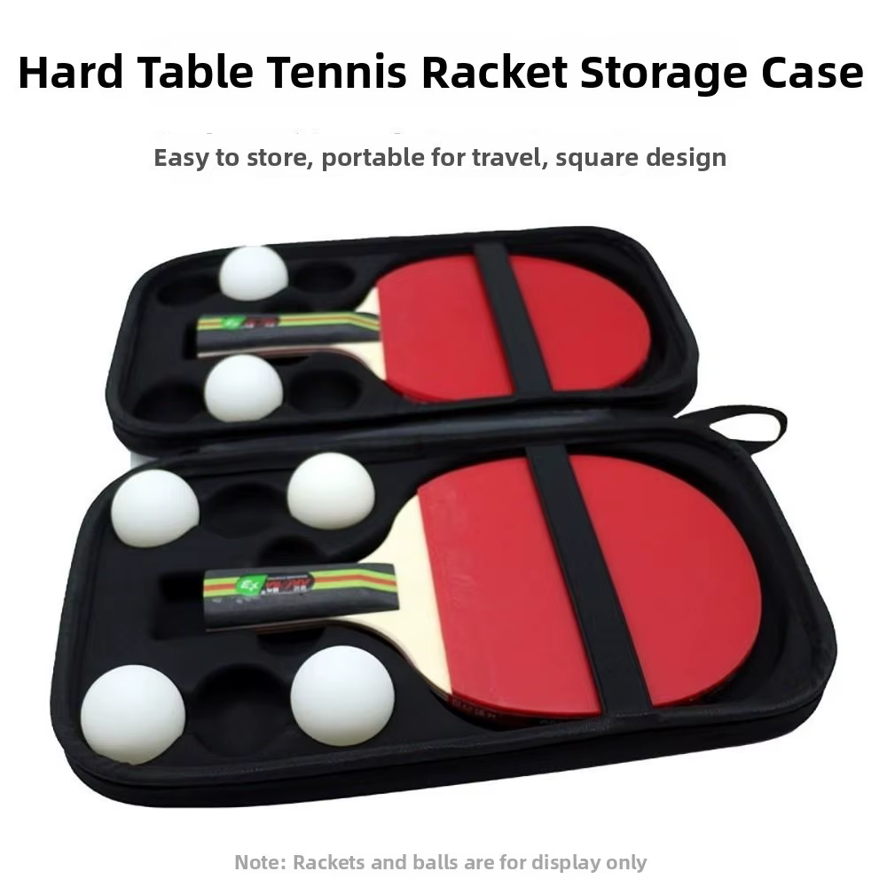 Estuche rígido EVA para palas de ping pong - Protección anticaída portátil - imagen 2