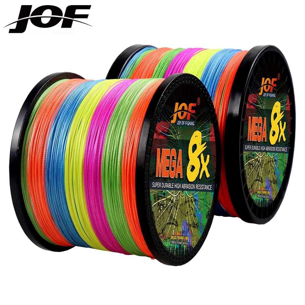 Sedal trenzado JOF X8 PE – Alta resistencia para pesca de carpa