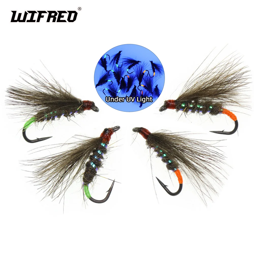 Pack de 8 mosca seca CDC Mayfly Wifreo