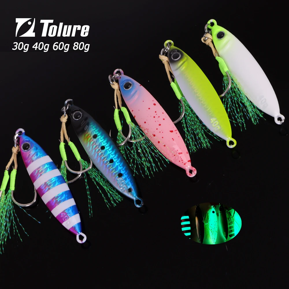 TOLU Jig Luminoso – Hundimiento Rápido para Pesca en Mar - imagen 5