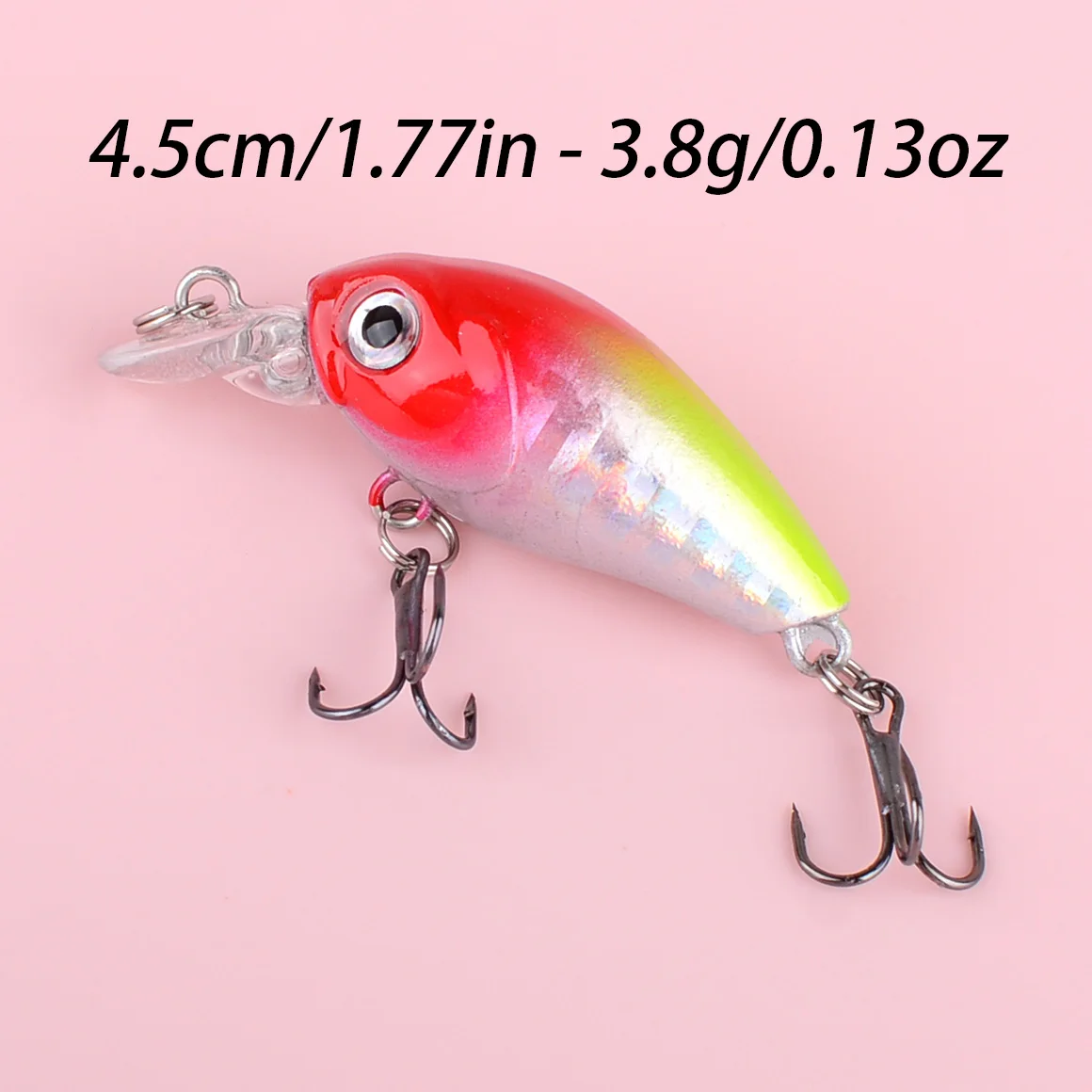 Wobler flotante Crankbait duro para carpa y lubina - imagen 4