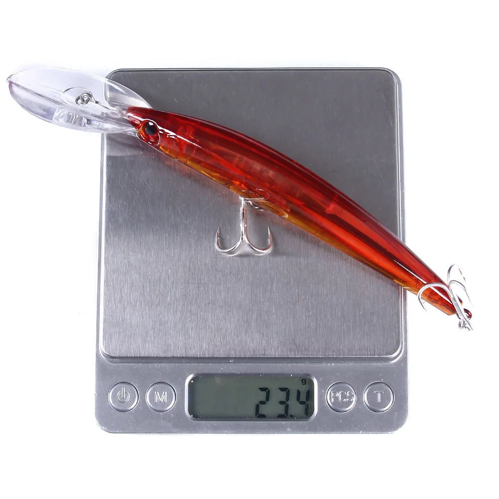 Señuelo Minnow Láser con Ojos 3D Wobbler nadador - imagen 4