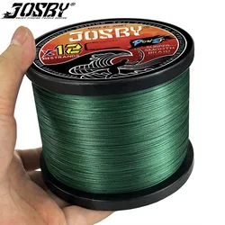 JOSBY 12 Hebras Línea Trenzada Pesca Agua Dulce Salada