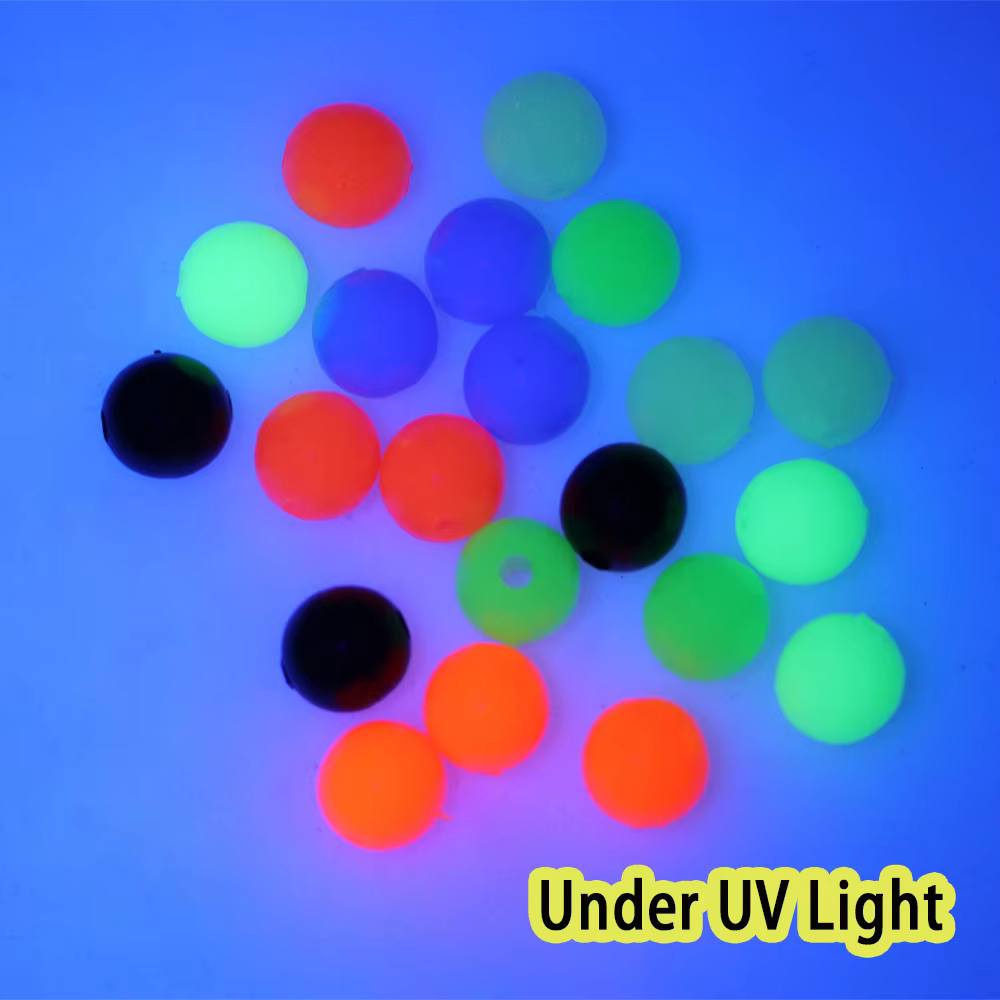 Perlas redondas de plástico duro para anzuelo triple – Colores mixtos - imagen 5