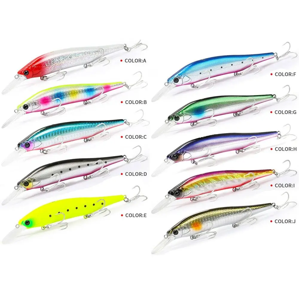 Anzuelos multicolores para lubina a rayas con pececillo que se hunde - imagen 5