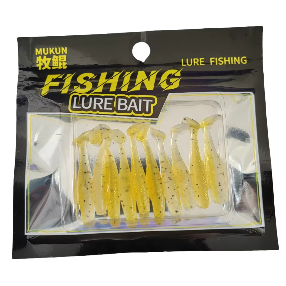 MUKUN Mini swimbait de vinilo TPR – Cola de paleta para pesca - imagen 2