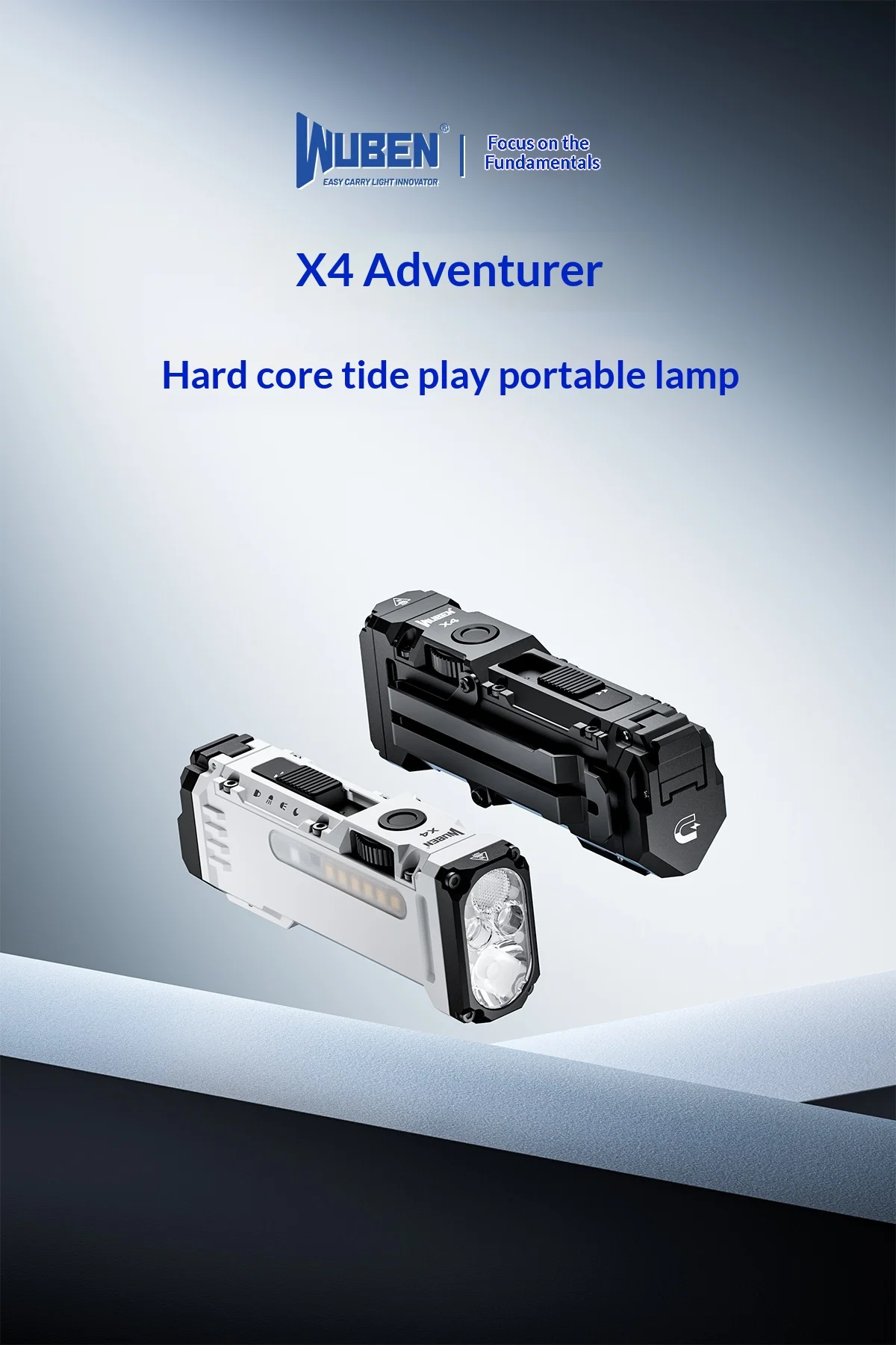 Wuben X4 linterna LED 1500 lúmenes RGB