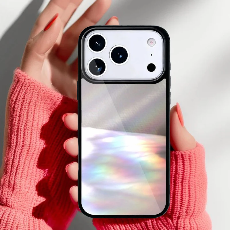 Funda blanca estética Krajews para iPhone
