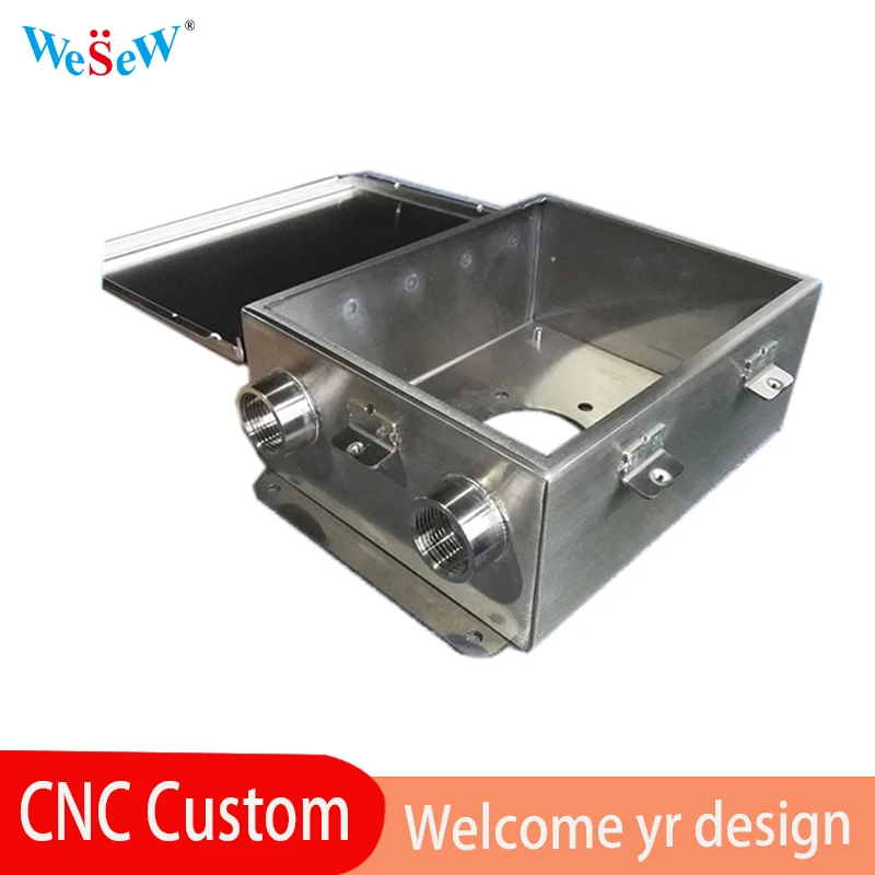 Caja electrónica estanca de aluminio mecanizada CNC con corte láser - imagen 4