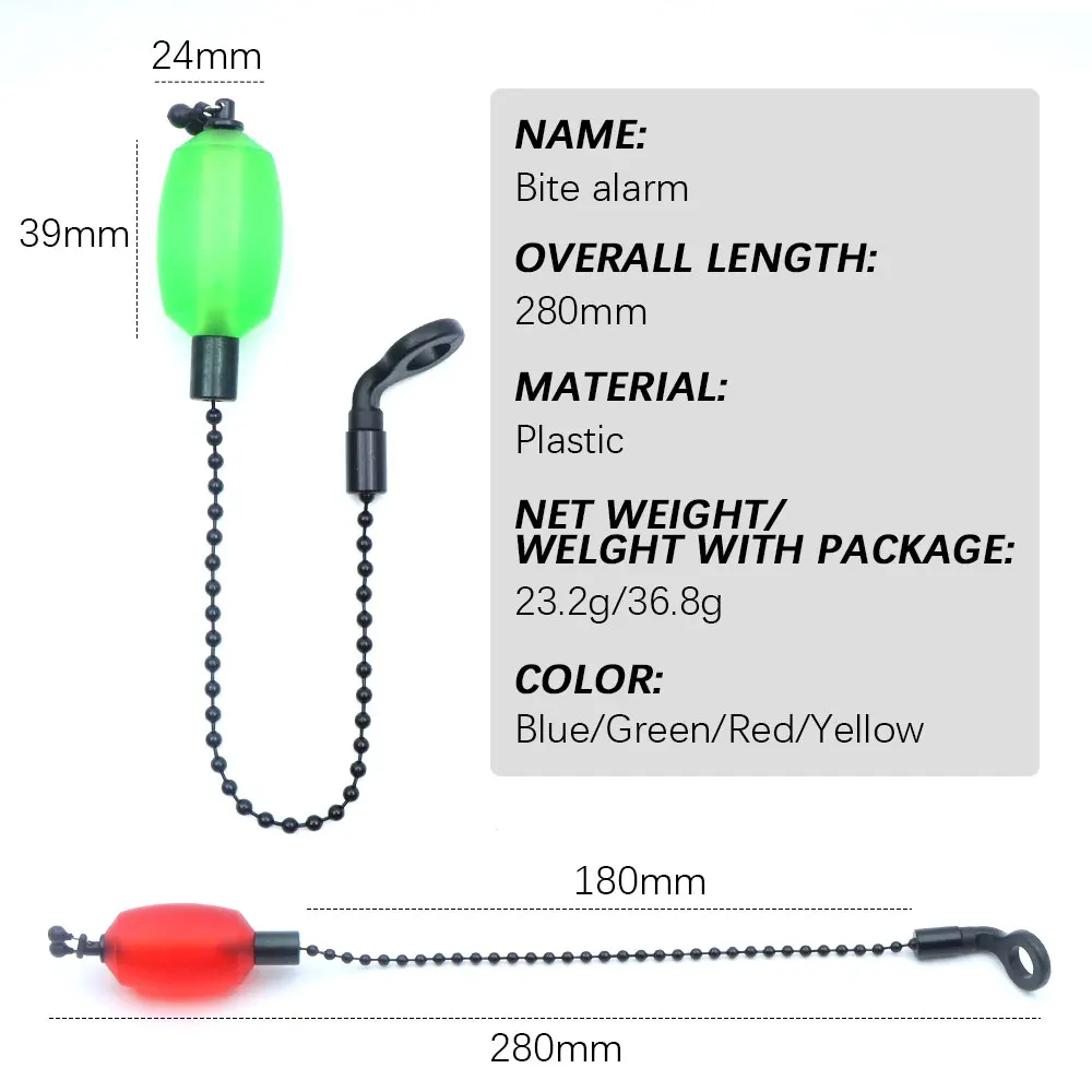 Swinger de pesca con cadena de acero resistente