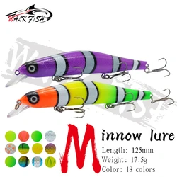 WALK FISH Minnow Jerkbait – Wobbler 125mm profundidad/media 0,5-1,5m