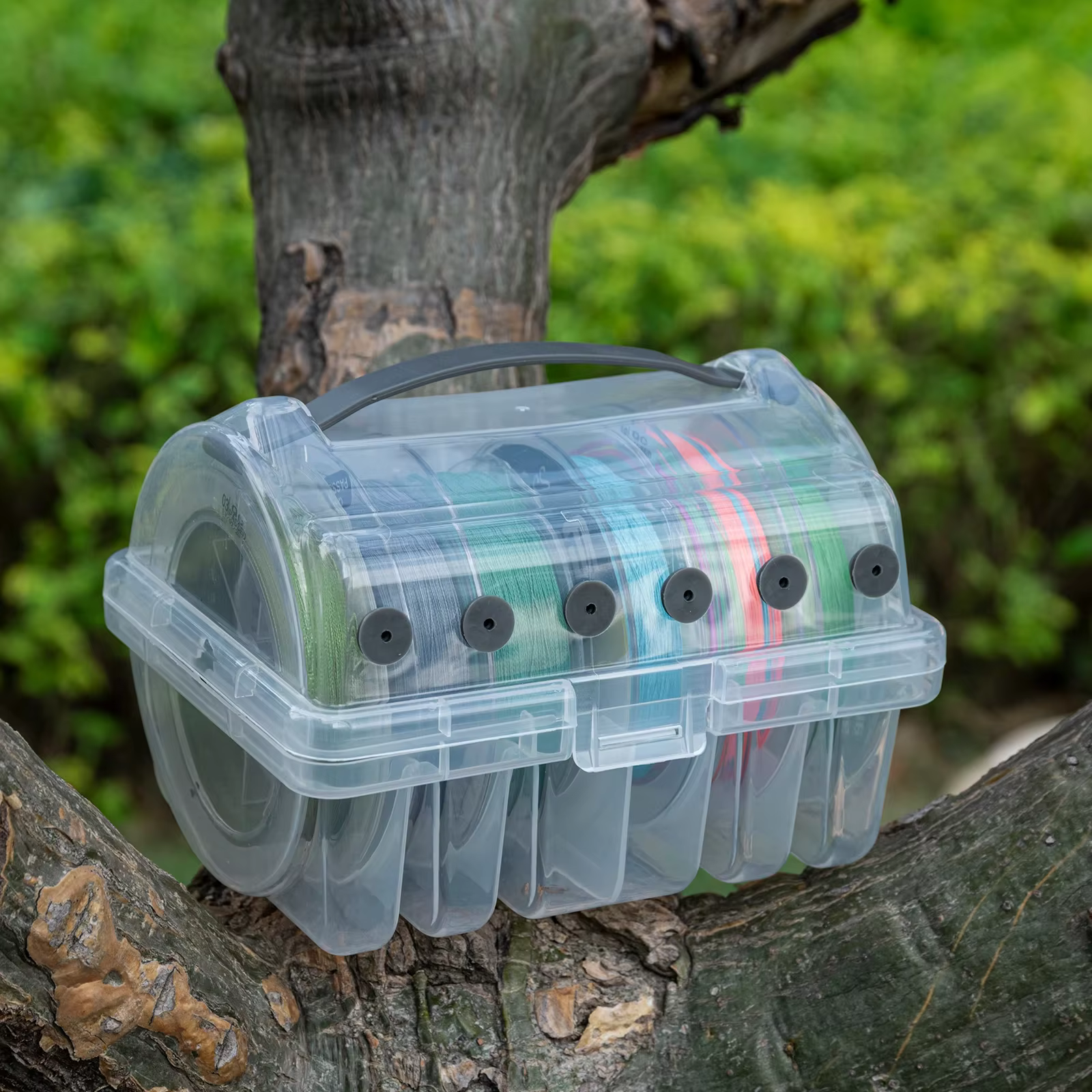 Goture Caja para sedal de pesca – Organizador 6 ranuras con silicona - imagen 5