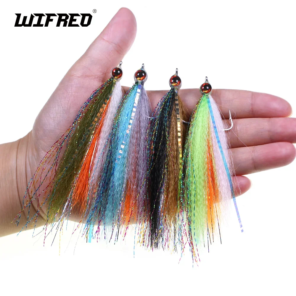 Streamer Clouser Minnow epoxi 3D ojo de pez Wifreo – Mosca pesca trucha - imagen 2