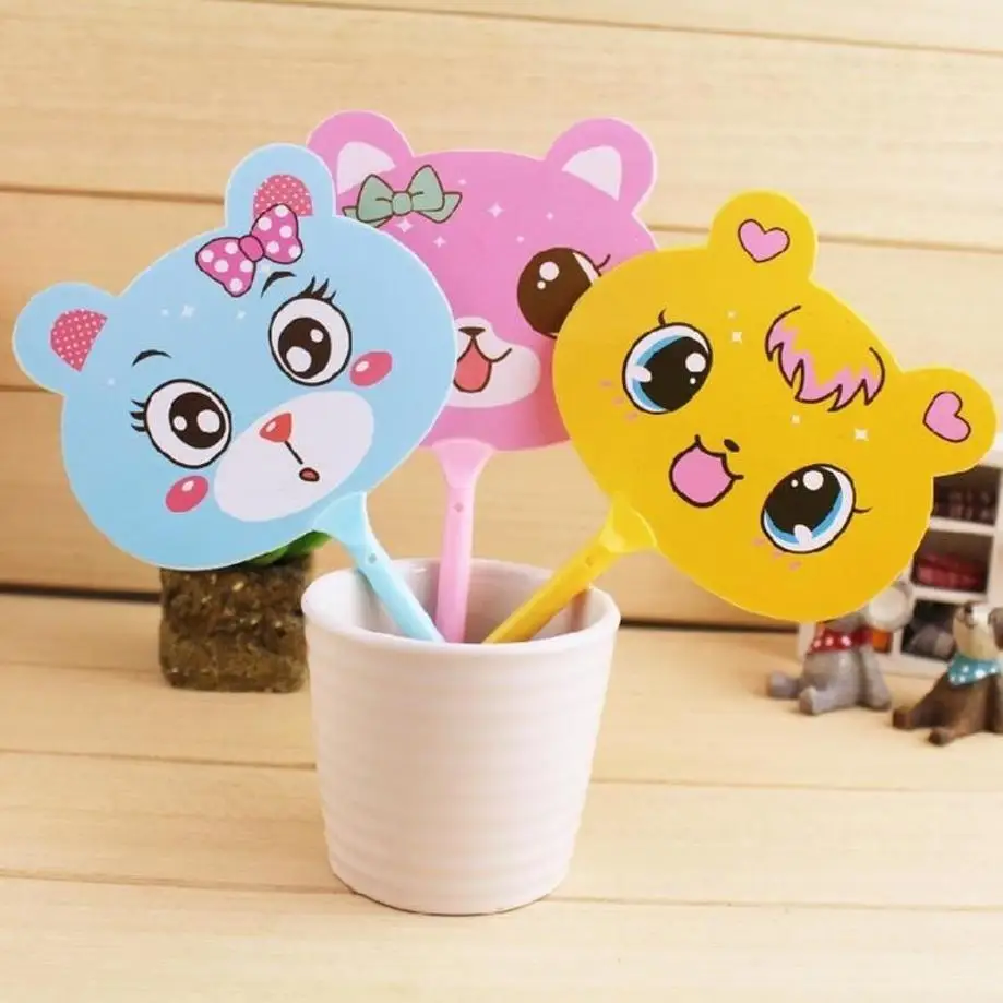 Bolígrafo forma abanico animal dibujos animados infantil regalo