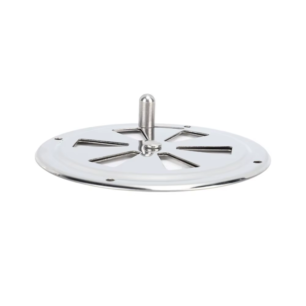 Rejilla de ventilación redonda en acero inoxidable para barco