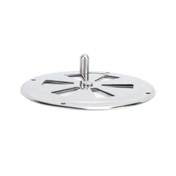 Rejilla de ventilación redonda en acero inoxidable para barco