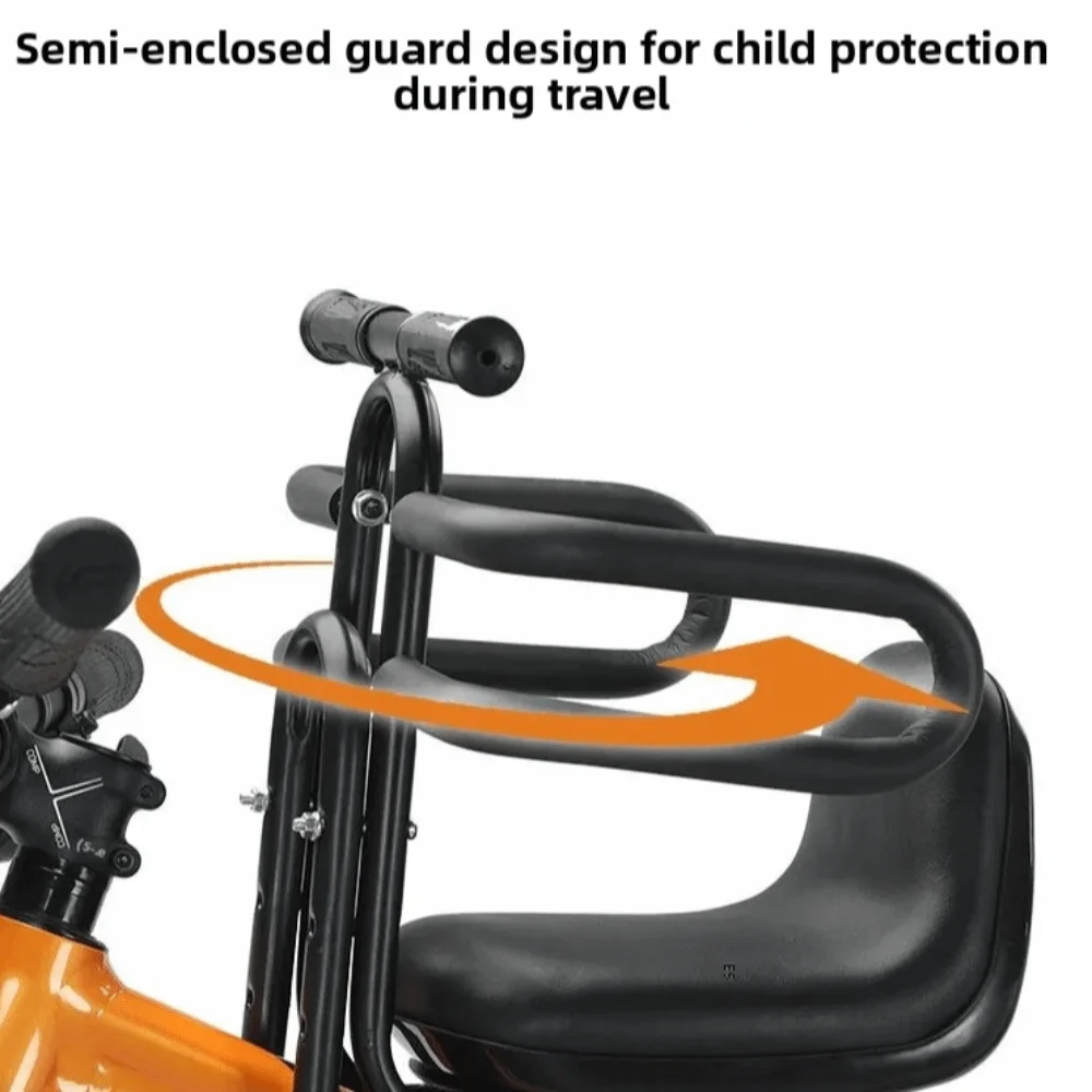 Asiento delantero infantil universal acolchado con reposabrazos - imagen 2