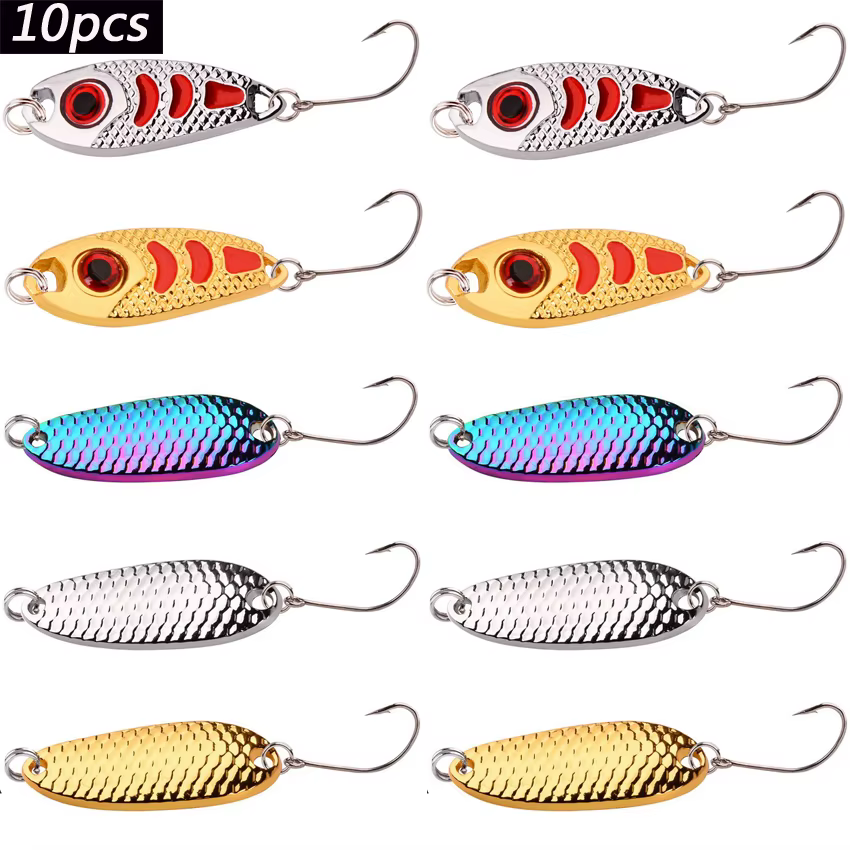 Cucharas Loong Metal – Señuelos 1,5-5g con Gancho Único - imagen 5