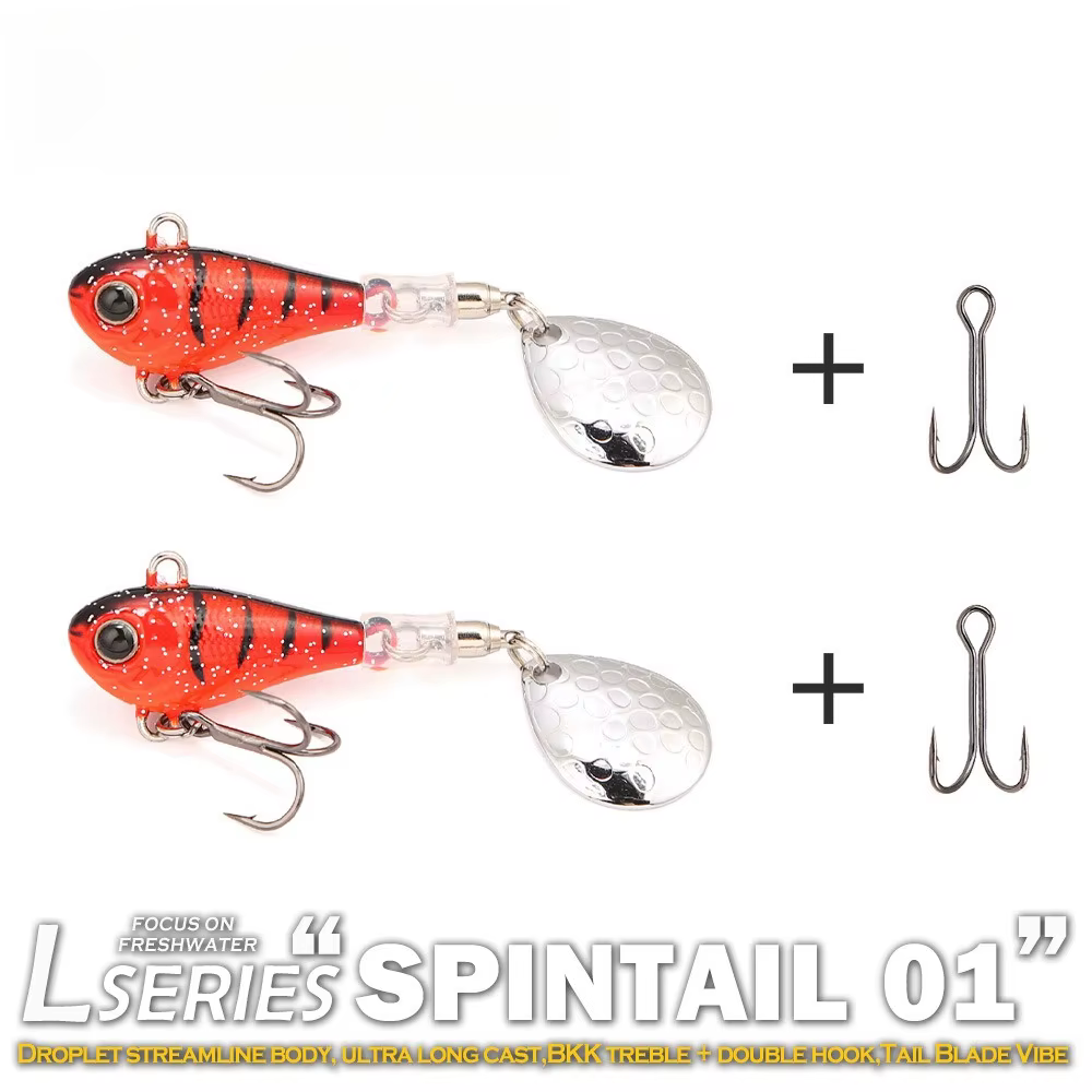 Señuelo VIB de metal para pesca de depredadores