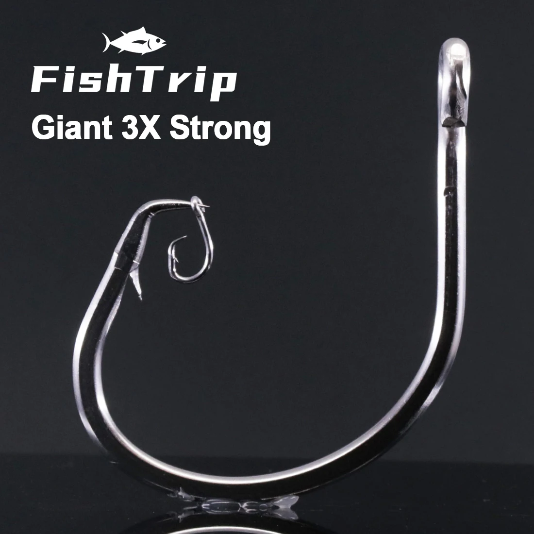 FishTrip Anzuelo Circular Gigante – Acero Inoxidable para Tiburón - imagen 5