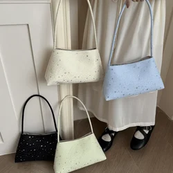 Bolso de hombro con estrellas estilo coreano, gran capacidad verano