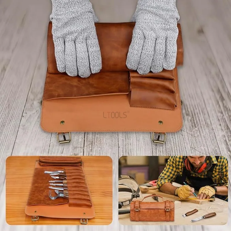 Set de tallado en madera: cuchillos manuales y limas para principiantes - imagen 5