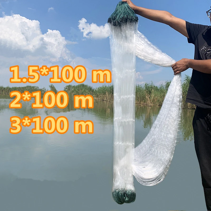 Trasmallo de monofilamento Finefish – Red con flotadores para pesca