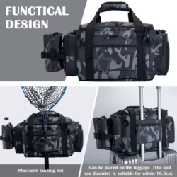 Bolsa de Pesca Goture Oxford 600D – Impermeable para Señuelos y Equipo