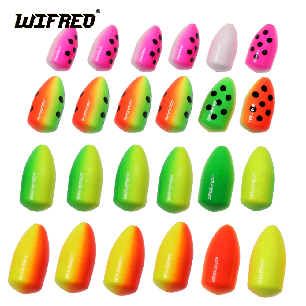WIFREO Flotador Bobber ovalado de espuma para pesca con mosca - imagen 4