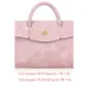 Bolso para portátil Ins Pink de cuero PU resistente al agua, capacidad - imagen 5