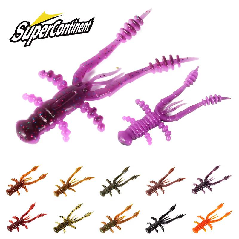 Langosta artificial 72mm – Aroma camarón, movimiento wobbler - imagen 2
