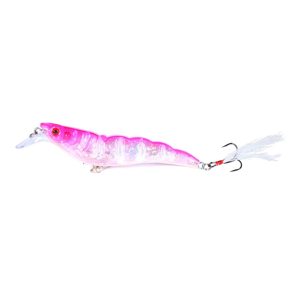 Señuelo Minnow Shrimp Rígido para Trucha Agua Dulce - imagen 2