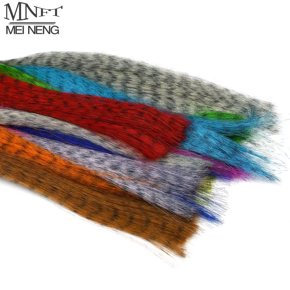 Mosca Streamer Cebra Grizzly – Pelo natural para pesca deportiva - imagen 2