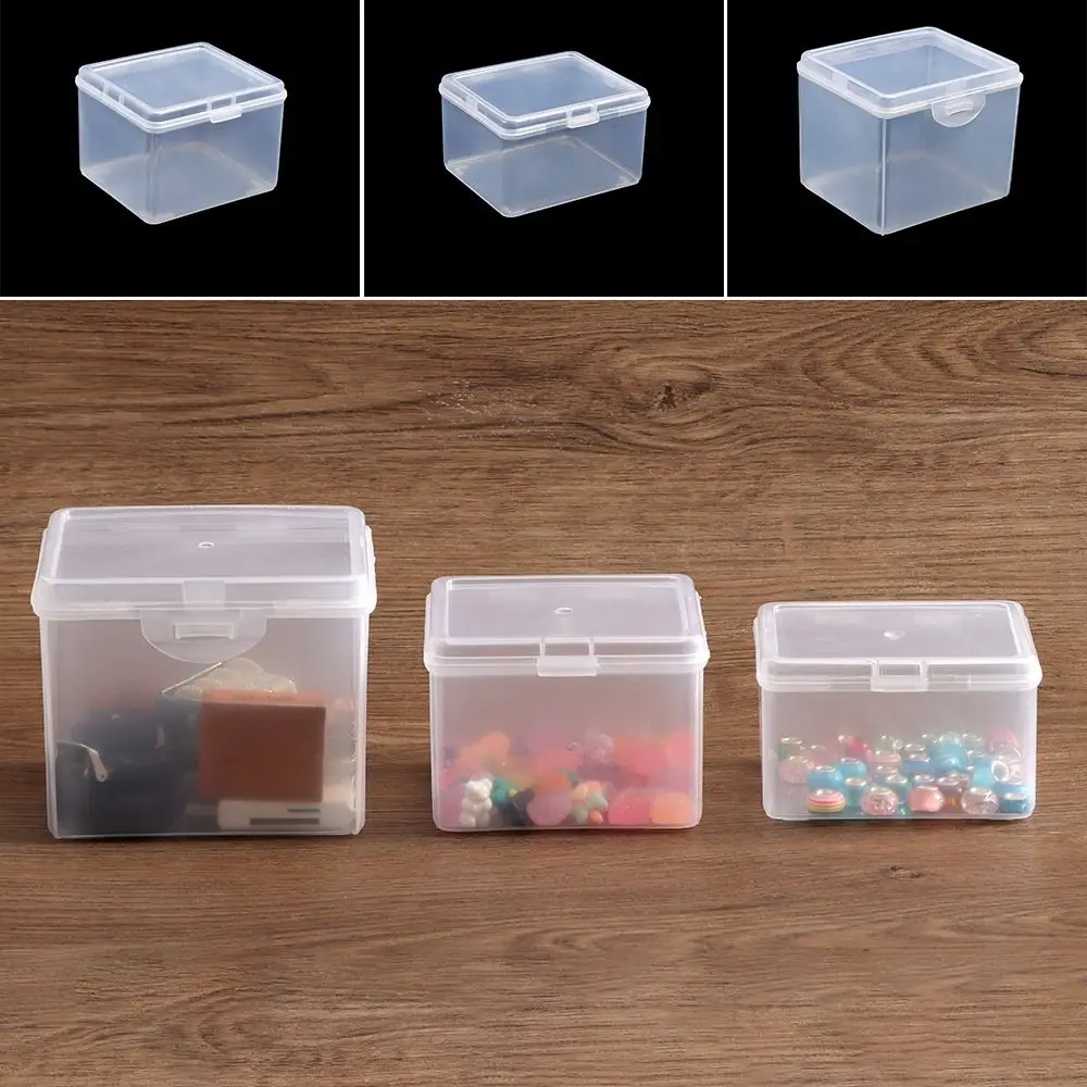 Caja transparente rectangular con tapa para aparejos de pesca - imagen 4