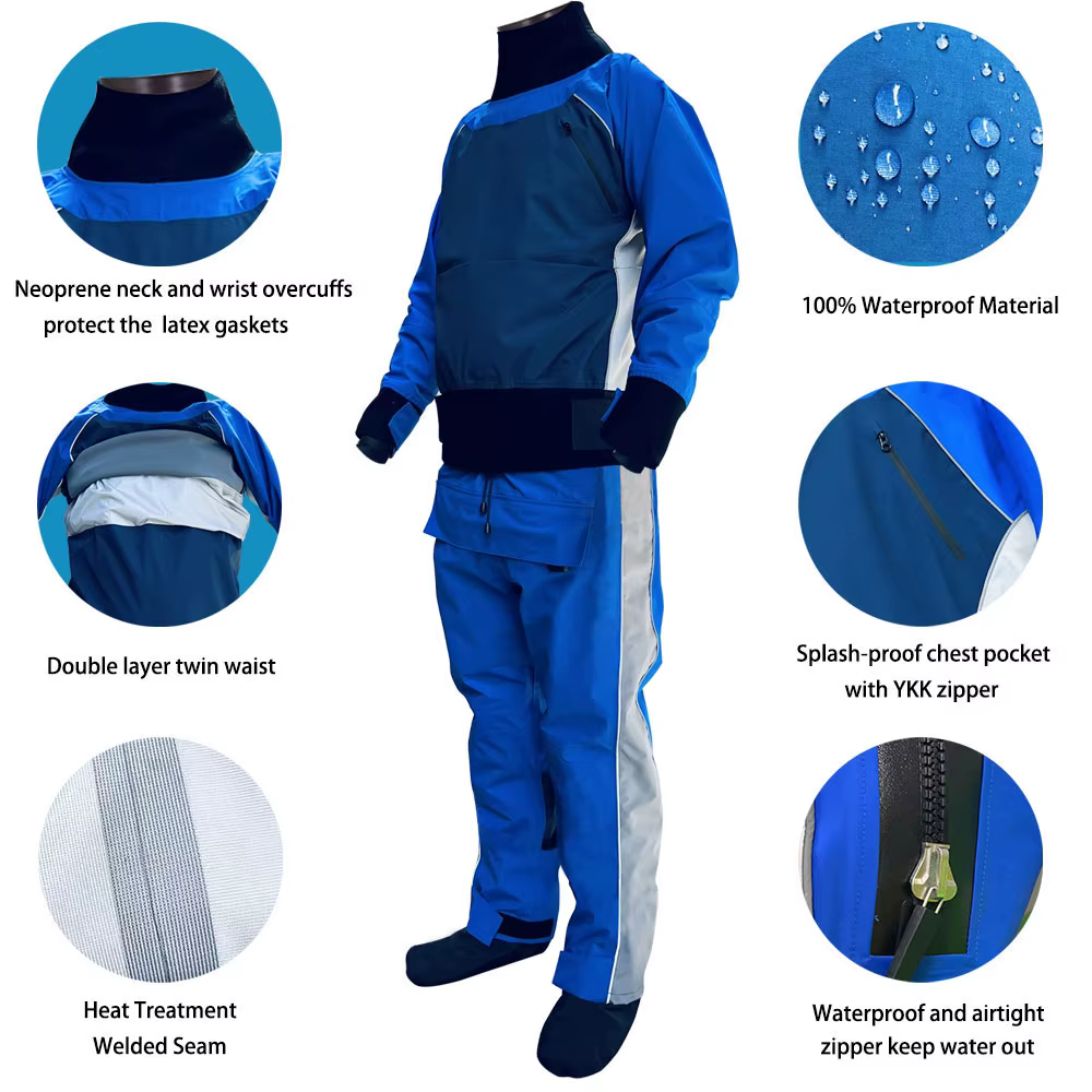 Traje seco para navegación deportiva