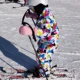 Mono de nieve impermeable con capucha, a prueba de viento infantil - imagen 5