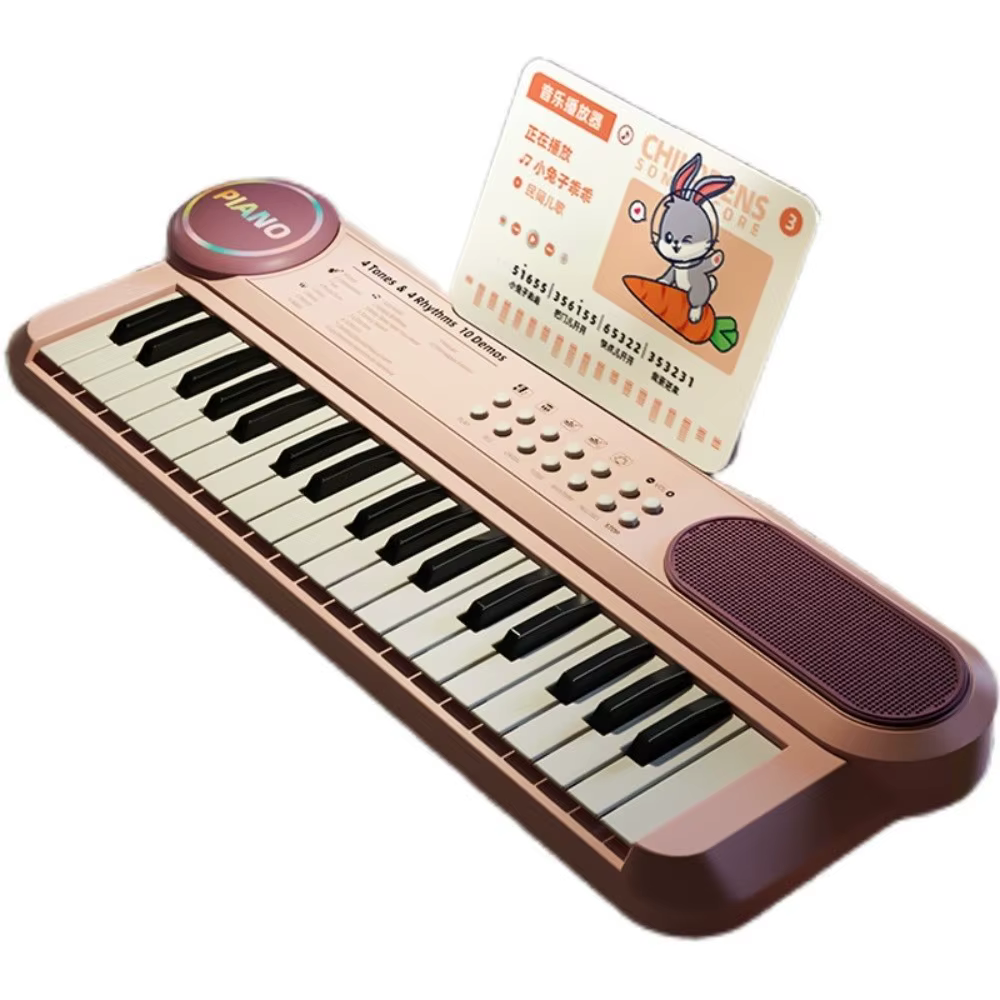 Piano Electrónico 37 Teclas con Micrófono para Niños - imagen 2